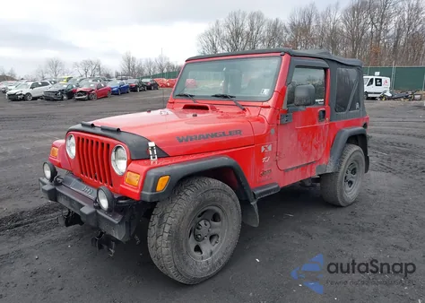 2003 Jeep Wrangler X из США, поврежденный, VIN 1J4FA39S03P318283